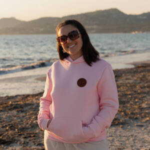 SWEAT À CAPUCHE "PASTEL PINK" L’ALMANARRE